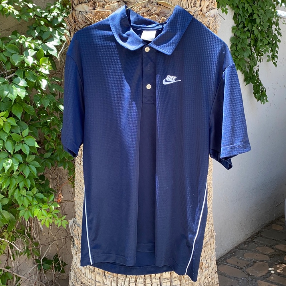Authentic Nike Navy Blue Polo Shirt | L